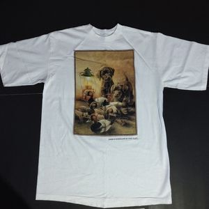 Marathon Apparel Vintage White Tshirt Size Large